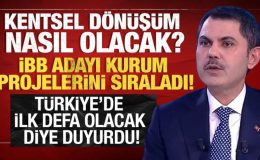 Murat Kurum: 100 bin kiralık konut yapacağız