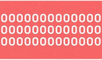 O harfleri arasındaki 0 rakamını 6 saniyede bulabilecek kadar dikkatli misiniz? Optik illüzyon testi ile kendinizi test edin!