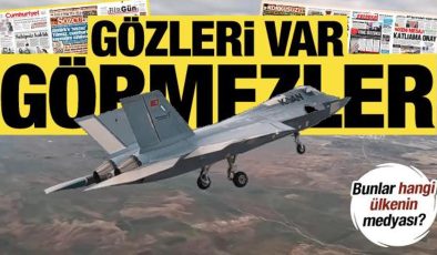 Sanki Türkiye’ye muhalifler… KAAN uçtu onlar ‘kör’ oldu!