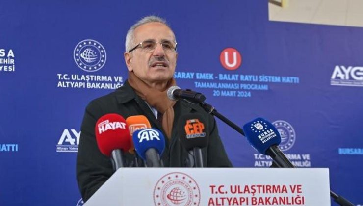 Bakan Uraloğlu duyurdu: Ankara-Bursa arası 2 saat 15 dakikaya inecek
