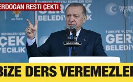 Cumhurbaşkanı Erdoğan: Bize ders veremezler!