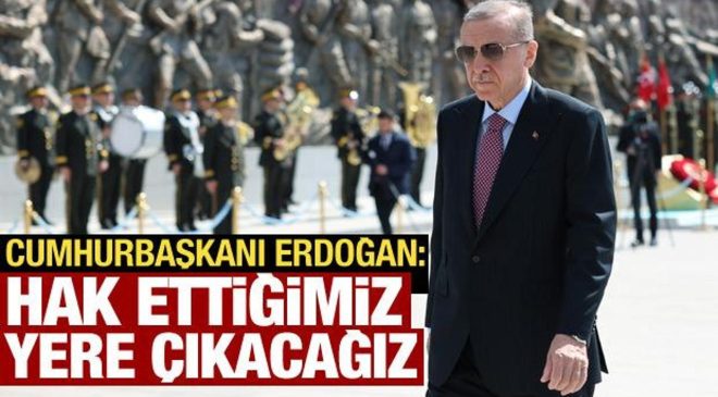 Cumhurbaşkanı Erdoğan: Hak ettiğimiz yere çıkacağız