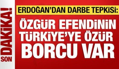 Cumhurbaşkanı Erdoğan: Özgür efendinin Türkiye’ye özür borcu var