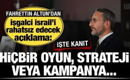 Cumhurbaşkanlığı İletişim Başkanı Fahrettin Altun işgalci İsrail’i hedef aldı