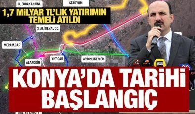 Başkan Altay: “Konya raylı sistemi için tarihi başlangıç yapıyoruz”