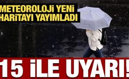 Meteoroloji’den çok sayıda ile sarı kodlu uyarı: Yeni harita yayımlandı!