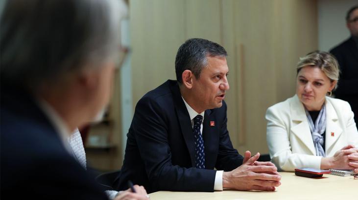 CHP Lideri Özel Brüksel’de AB yetkilileriyle görüştü